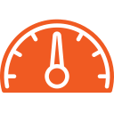 orange gauge