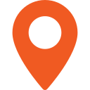 orange map pin