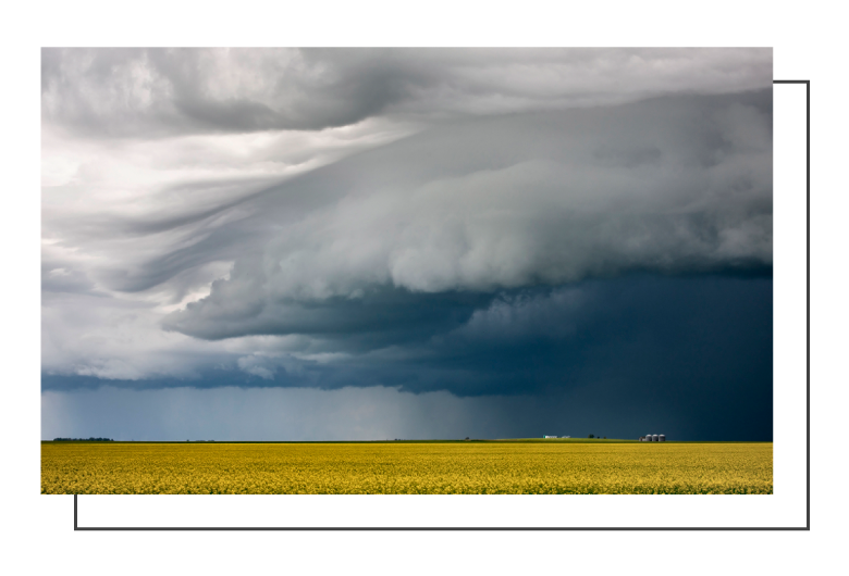 ominous storm on the horizon