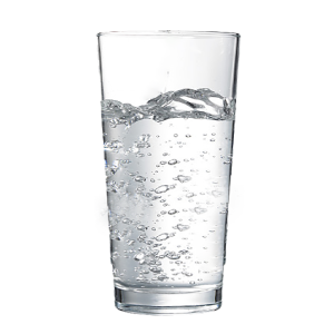 glass of water